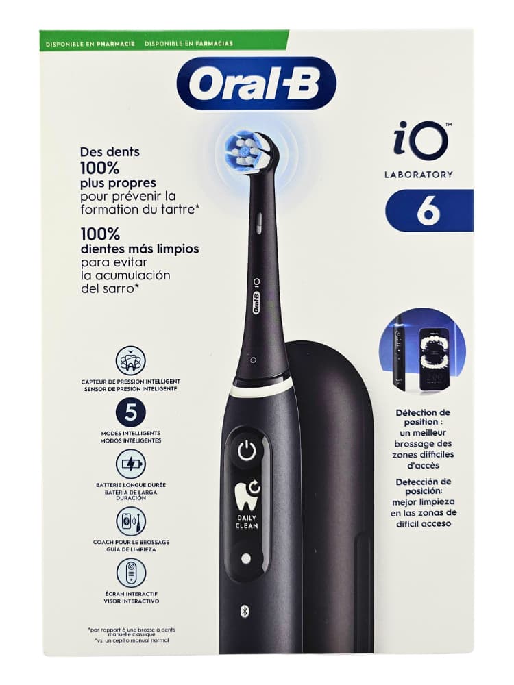 Oral-B IO Laboratory 6 Brosse à Dents Rechargeable 5 Modes Intelligents + Accessoires